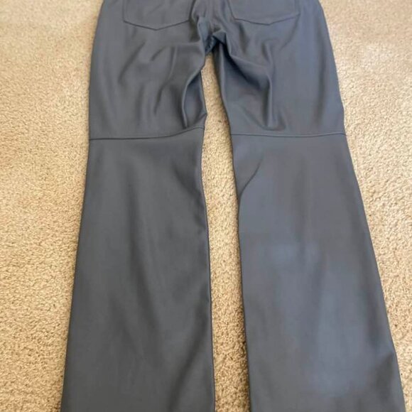 NWT GAP Leather Pants Dove Gray Size 10R Orig. $89.95 - Picture 8 of 9